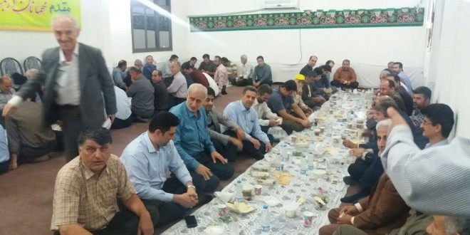 ضیافت افطاری سال ۹۷ خانه کارگر تشکیلات گیلان به روایت تصویر …
